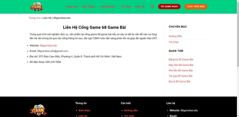 Giới thiệu trang web One789 Games - One789